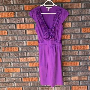 Purple Max and Cleo Fit-n-Flare dress